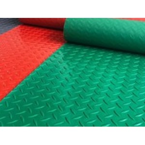 Plastic floor mat 3918109000