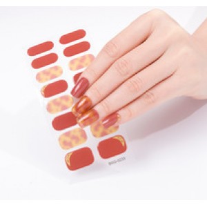 Plastic nail stickers