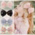 Plastic bow hair clip