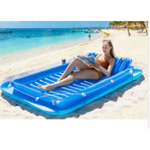 Swimming pool floating bed