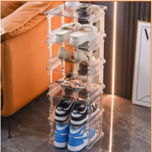 Folding shoe rack